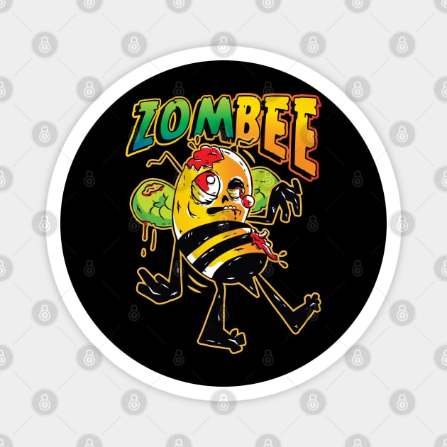 Fun Zombee Graphic for Kids and Adults Magnet by Graphic Duster